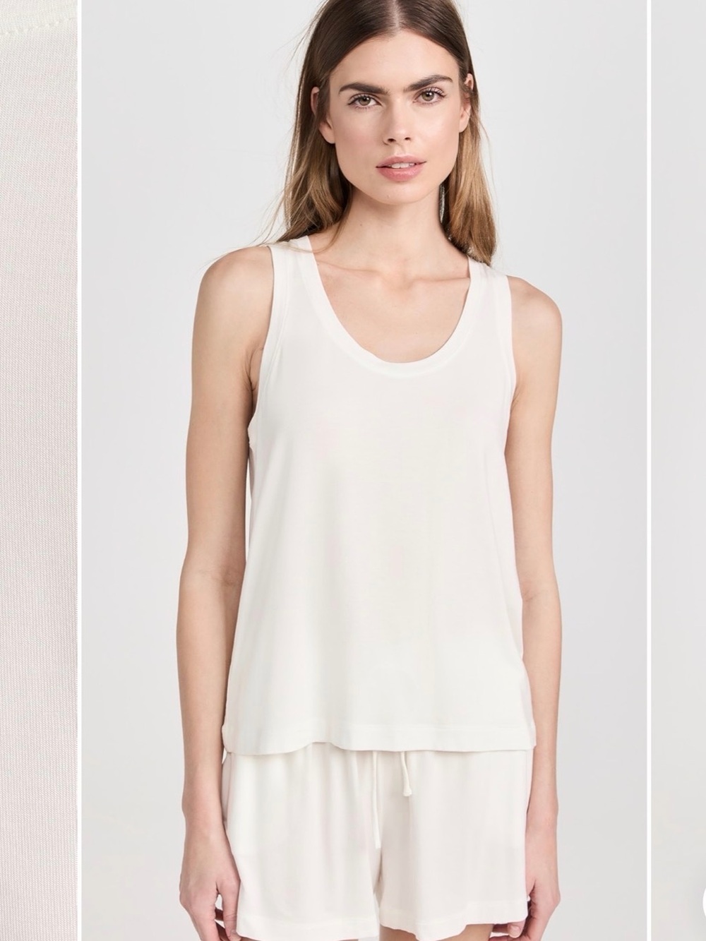 Eberjey Gisele Everyday Tank in ivory NWT 
Size small